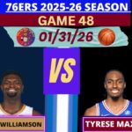 Philadelphia 76ers vs. New Orleans Pelicans LIVE | Radio-Style Play-by-Play #pelicans #76ers #sixers