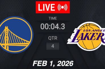 NBA LIVE! Golden State Warriors vs Los Angeles Lakers  | February 1, 2026 | 2026 NBA Season Live 2K