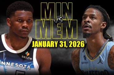 Minnesota Timberwolves vs Memphis Grizzlies Full Game Highlights – January 31, 2026 | NBA Season