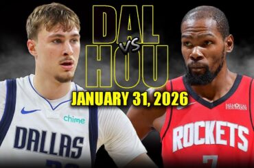 Dallas Mavericks vs Houston Rockets Full Game Highlights – January 31, 2026 | NBA Season