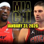 Miami Heat vs Chicago Bulls Full Game Highlights – January 31, 2026 | NBA Season