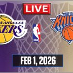 Los Angeles LAKERS vs New York KNICKS | NBA Full Game Highlights | FEB 1 2026 | NBA 2K26