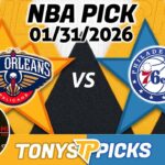 New Orleans Pelicans vs. Philadelphia 76ers Pick 1/31/26 NBA Pick Prediction