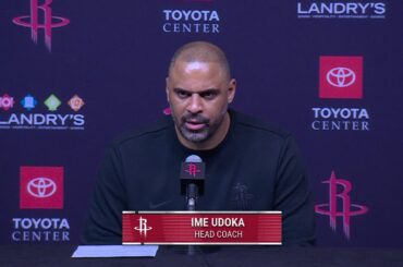 Press Conference by Ime Udoka vs Mavericks