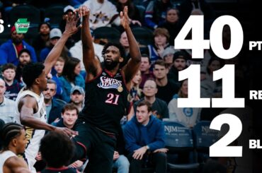 Joel Embiid DROPS FORTY on Pelicans