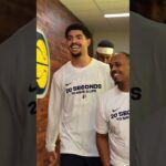 All Smiles After Our 129-124 Dub Over the Hawks 😃