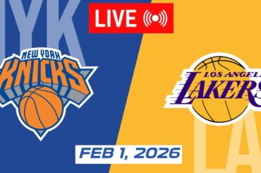 NBA LIVE! Los Angeles Lakers vs New York Knicks | February 1, 2026 NBA Regular Season LIVE