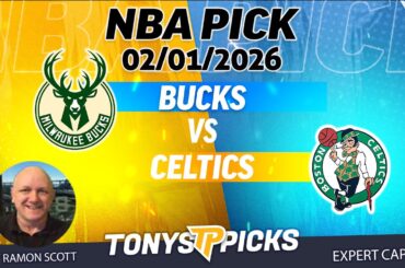 Milwaukee Bucks vs Boston Celtics  Pick 2/1/26 NBA Pick Prediction
