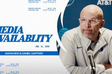 Jason Kidd & Daniel Gafford | Media Availability @ HOU | 1/31/26