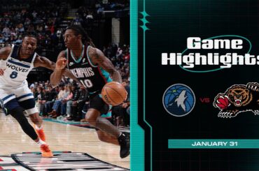 Memphis Grizzlies Highlights vs. Minnesota Timberwolves