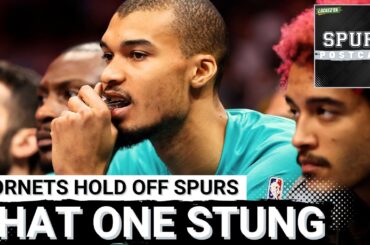SPURS POSTCAST: That one STUNG! | Red-hot Hornets stave off Wembanyama and Spurs' rally