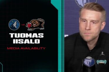 Tuomas Iisalo Press Conference | Grizzlies vs. Timberwolves