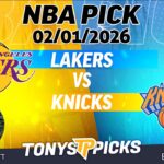 LA Lakers vs New York Knicks Pick 2/1/26 NBA Pick Prediction