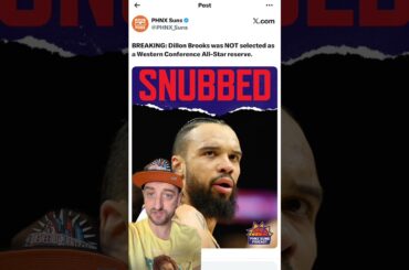 Was Dillon Brooks SNUBBED As An All-Star Reserve? #nbaallstar #suns