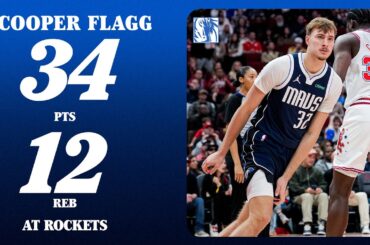Cooper Flagg (34 PTS 12 REB) at Houston Rockets | January 31, 2026