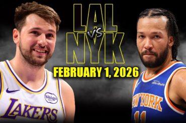 Los Angeles Lakers vs New York Knicks Full Game Highlights – February 1, 2026 | NBA Season