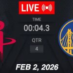 NBA LIVE! Golden State Warriors vs Houston Rockets | February 2, 2026 | 2026 NBA Season Live 2K
