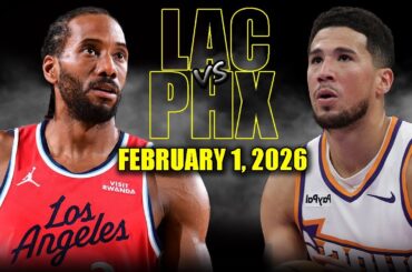 Los Angeles Clippers vs Phoenix Suns Full Game Highlights – February 1, 2026 | NBA Season