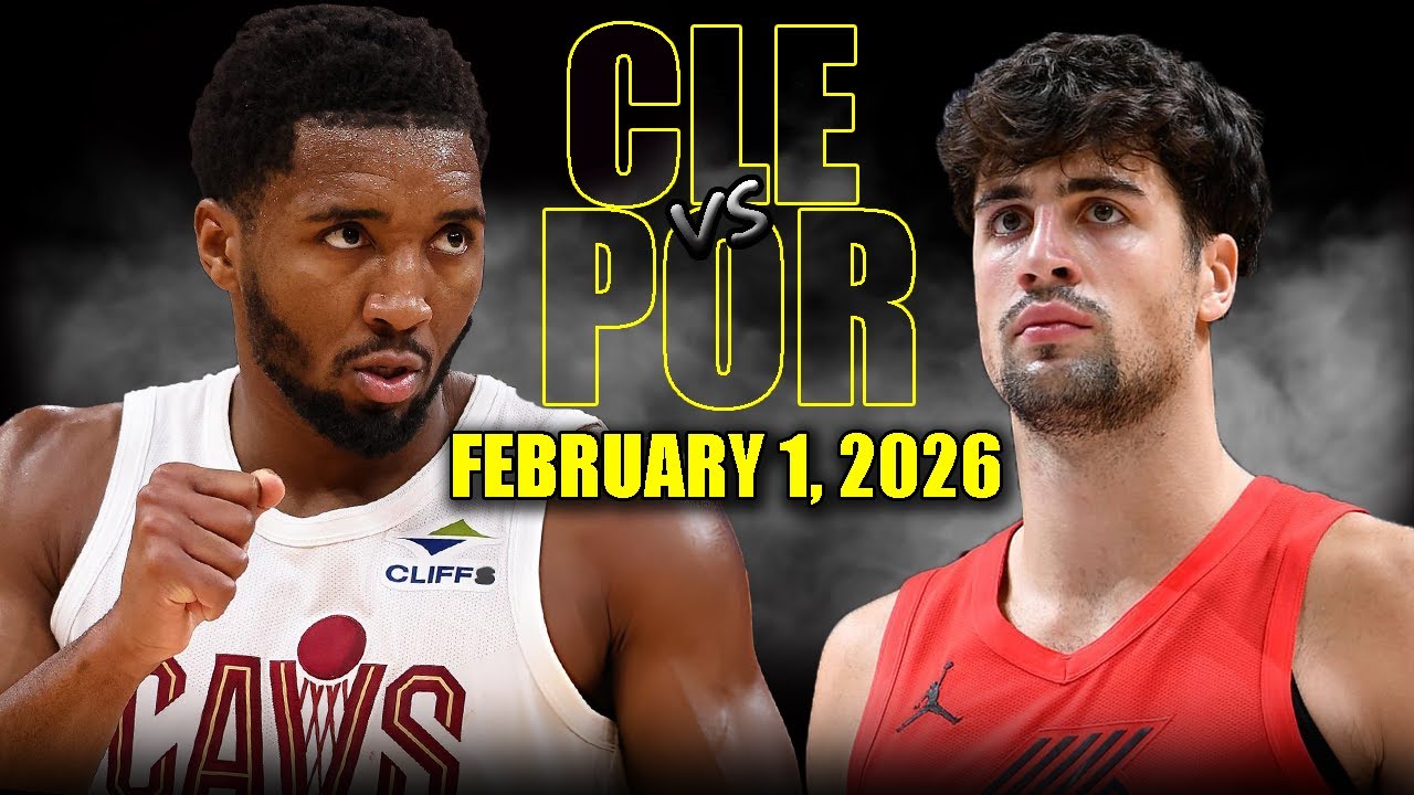 Cleveland Cavaliers vs Portland Trail Blazers Full Game Highlights – February 1, 2026 | NBA Season