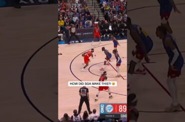 Shai converts the tough and-1 🤯