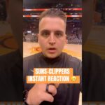 Instant Reaction To The Phoenix Suns LOSING TO The Los Angeles Clippers 😬 #phoenixsuns #devinbooker
