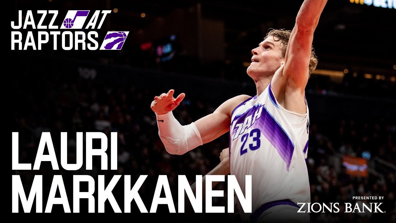 LAURI MARKKANEN goes for 27 in TORONTO 🦖 | UTAH JAZZ
