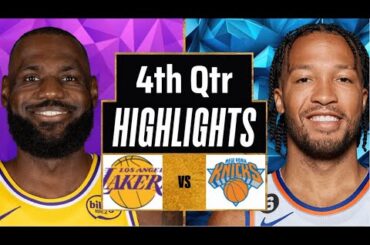 Los Angeles Lakers vs  New York Knicks Full Game Highlights 4th Qtr | Jan 1 | 2026 NBA Highlights
