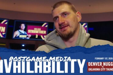 "I Wouldn't Change Him For Anybody" Nikola Jokić on Jamal Murray | Nuggets Postgame Media vs. OKC 🎙️