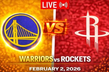 NBA LIVE! Houston Rockets vs Golden State Warriors  | February 2, 2026 | Warriors vs Rockets 2K