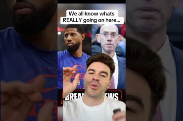 Adam Silver thought he was SLICK. 😂 #paulgeorge #sixers #nba #nbanews #76ers