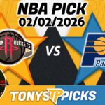 Houston Rockets vs Indiana Pacers Pick 2/2/26 NBA Pick Prediction