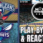 🔴LIVE - New Orleans Pelicans vs Charlotte Hornets - Play-By-Play & Reactions (2/2/26)