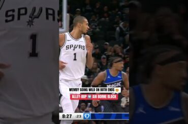 Wemby goes crazy on both ends!