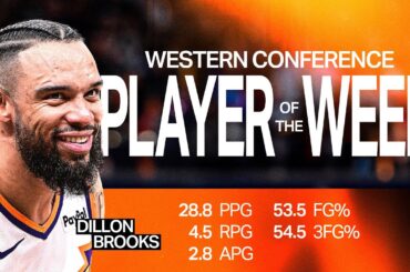 Dillon Brooks named Western Conference Player of the Week | Phoenix Suns