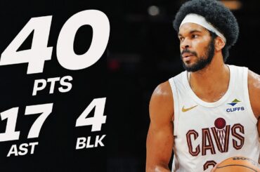 Jarrett Allen Makes History in 29 Minutes 😤 -  40 PTS & 17 AST | February 1, 2026