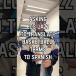 ball is universal 🌎 we asked our friends Los Utah Jazz to translate some basketball terms 🏀 #nba