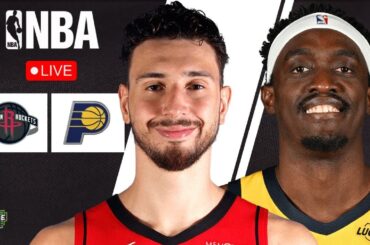 🔴 LIVE: HOUSTON ROCKETS vs INDIANA PACERS | NBA | PLAY BY PLAY | LIVE SCOREBOARD