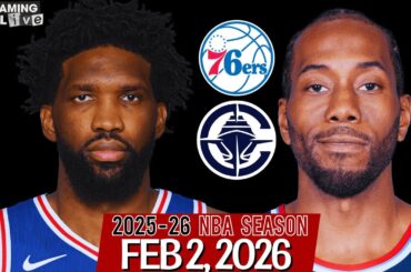 (LIVE) Kawhi Leonard vs Joel Embiid | Philadelphia 76ers vs Los Angeles Clippers NBA Live Stream