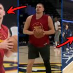 Nikola Jokic Getting Some Shots Up Pregame Before Denver Nuggets vs. Pistons Game!