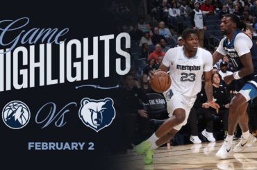 Memphis Grizzlies Highlights vs. Minnesota Timberwolves