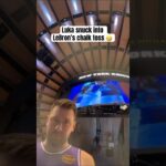 LeBron’s last chalk toss at MSG? 😔