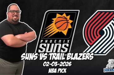 Phoenix Suns vs Portland Trail Blazers 2/3/26 NBA Free Picks & Prediction | NBA Betting Tips