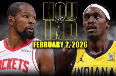 Houston Rockets vs Indiana Pacers Full Game Highlights – February 2, 2026 | NBA Season