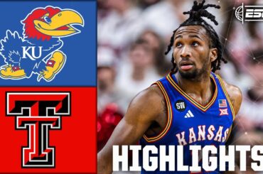 Kansas Jayhawks vs. Texas Tech Red Raiders | Full Game Highlights | ESPN College Basketball