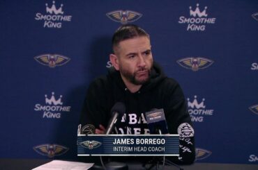 James Borrego | Pelicans-Hornets Postgame Interview 2/2/2026