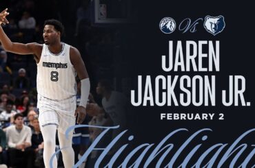 Jaren Jackson Jr. Highlights vs. Minnesota Timberwolves