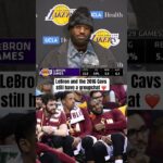 Bron is still close with the 2016 Cavs 🙌
