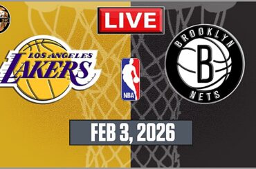 Los Angeles LAKERS vs Brooklyn NETS | NBA Full Game Highlights | FEB 3 2026 | NBA 2K26