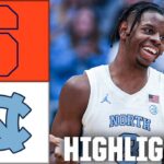 Syracuse Orange vs. North Carolina Tar Heels | Full Game Highlights | ESPN College Basketball