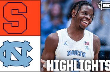 Syracuse Orange vs. North Carolina Tar Heels | Full Game Highlights | ESPN College Basketball